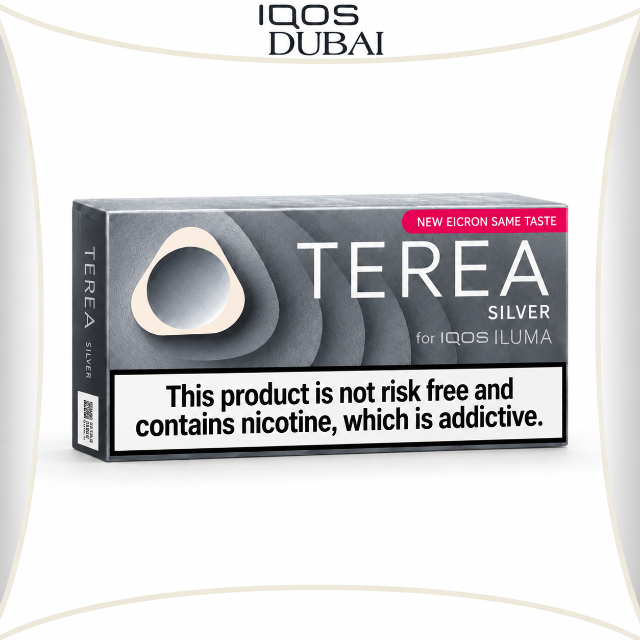 iqos-terea-silver-tajikistan.png IQOS TEREA Silver Tajikistan silver-grey product pack on white background