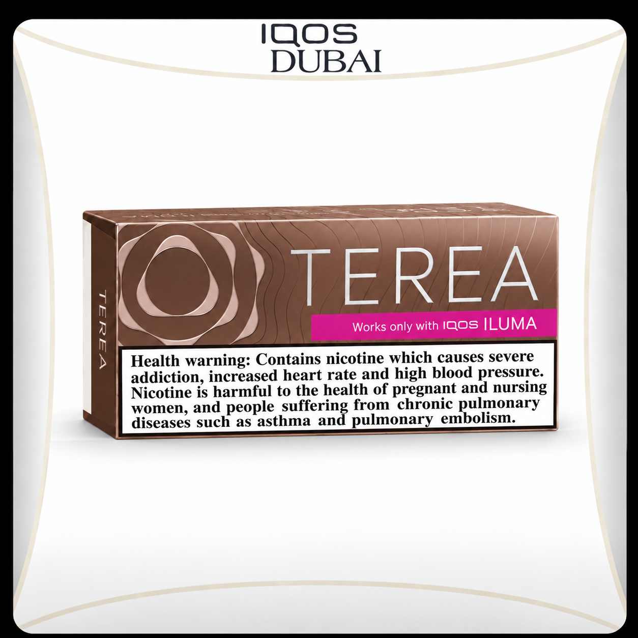 iqos-terea-teak-italy IQOS TEREA Teak Italy product pack on white background